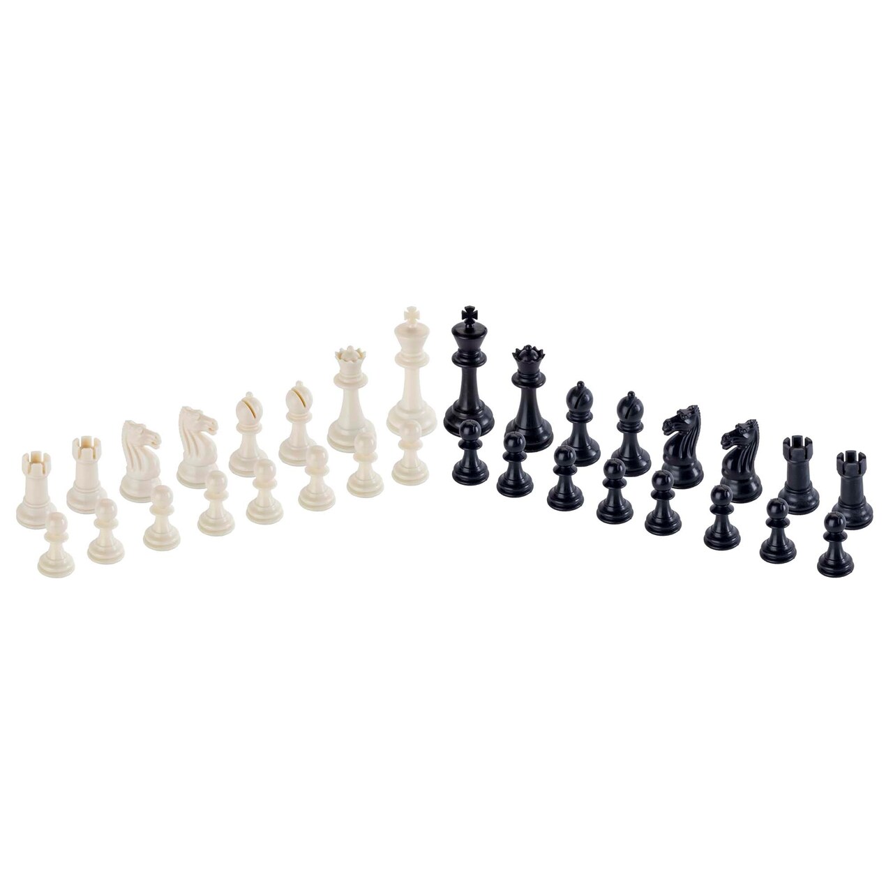WE Games Plastic Staunton Tournament Chess Pieces, 3.75 in. King